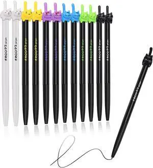 Retractable cat Gel Ink Pens Fine Point 0.5mm for Journaling Smooth Writing Quick-dry No Bleed 12pack Black-Ink Retractable cat Gel Ink Pens Fine Point 0.5mm for Journaling Smooth Writing Quick-dry No Bleed 12pack Black-Ink