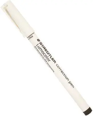 Staedtler Lumocolor Correction Pen each correction pen each Staedtler Lumocolor Correction Pen each correction pen each