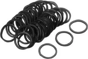 MECCANIXITY 100 Pack Rubber Band Stretchable Rubber Elastic Band Black 15mm x 1.4mm Hair Rubber Bands for Home Office MECCANIXITY 100 Pack Rubber Band Stretchable Rubber Elastic Band Black 15mm x 1.4mm Hair Rubber Bands for Home Office