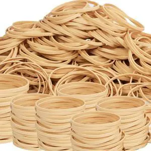 Rubber Bands Size#32 (3 x 1/8) Elastics Band 220pcs Beige Rubber Bands for Office Supplies Home School Rubber Bands Size#32 (3 x 1/8) Elastics Band 220pcs Beige Rubber Bands for Office Supplies Home School