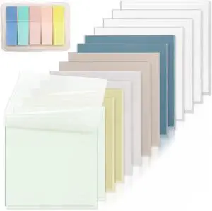 800 Sheets Transparent Sticky Notes 3" X 3" for School Office Supplies | Clear Translucent Self-Adhesive Sticky Notes for Back to School & Office Supplies, See Through Reveals Underlying Bible Text 800 Sheets Transparent Sticky Notes 3" X 3" for School Office Supplies | Clear Translucent Self-Adhesive Sticky Notes for Back to School & Office Supplies, See Through Reveals Underlying Bible Text