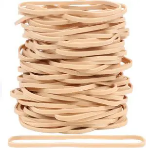 AIWOQI Rubber Bands 150Pcs 4.8inch Big Elastic Rubber Band Long Large Wdie | Beige Large Rubber Bands for Office Supplies File Folders Litter Box (4 4/5" x 1/8") AIWOQI Rubber Bands 150Pcs 4.8inch Big Elastic Rubber Band Long Large Wdie | Beige Large Rubber Bands for Office Supplies File Folders Litter Box (4 4/5" x 1/8")