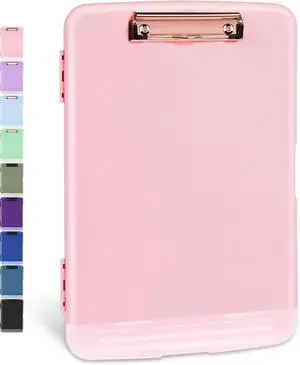 Sooez Clipboards with Storage, High Capacity Clip Boards 8.5x11 with Storage, Heavy Duty Nursing Clipboard Folder, Plastic Clipboard with Pen Holder for Women Teachers Work, School & Office Supplies Sooez Clipboards with Storage, High Capacity Clip Boards 8.5x11 with Storage, Heavy Duty Nursing Clipboard Folder, Plastic Clipboard with Pen Holder for Women Teachers Work, School & Office Supplies