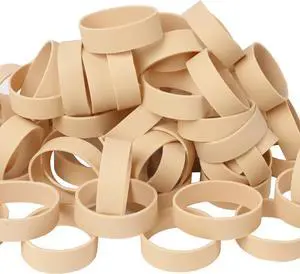 Rubber Bands 60pcs Wide Size #82, Beige | Heavy Duty Thick Rubber Band,for Office Supplies Survival Camping Biking Fishing Strong ( 2 1/2 " x 1/2") Rubber Bands 60pcs Wide Size #82, Beige | Heavy Duty Thick Rubber Band,for Office Supplies Survival Camping Biking Fishing Strong ( 2 1/2 " x 1/2")