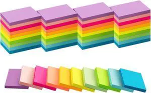 (50 Pads) Sticky Notes 1.5x2, 10 Colors Self Sticky Notes, Sticky Pads | Easy to Post for Home, Office, Notebook (50 Pads) Sticky Notes 1.5x2, 10 Colors Self Sticky Notes, Sticky Pads | Easy to Post for Home, Office, Notebook