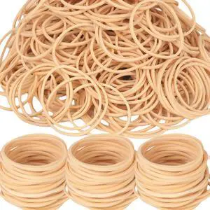 Foshine Rubber Bands Size#16,Elastic Band Beige #16 Small Rubber Band 500Pcs For Office Home Supplies(2-1/2" x 1/16'') Foshine Rubber Bands Size#16,Elastic Band Beige #16 Small Rubber Band 500Pcs For Office Home Supplies(2-1/2" x 1/16'')