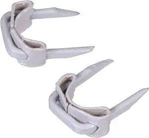 The Hillman Group 122653 White Insulated Staples, 15-Pack The Hillman Group 122653 White Insulated Staples, 15-Pack