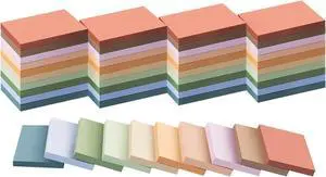 (50 Pads) Sticky Notes 1.5x2, Vintage Colors, 10 Colors Self Sticky Notes | Easy to Post for Home, Office, Notebook (50 Pads) Sticky Notes 1.5x2, Vintage Colors, 10 Colors Self Sticky Notes | Easy to Post for Home, Office, Notebook