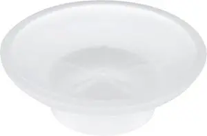 Aomasi Glass Round Soap Holder for Bathroom Shower Sink, Frosted | Substantial Glass Soap Dishes, Anti-slip Thickened Base, Sponges & Brushes Storage, Easy to Clean, Smooth Round Edges Aomasi Glass Round Soap Holder for Bathroom Shower Sink, Frosted | Substantial Glass Soap Dishes, Anti-slip Thickened Base, Sponges & Brushes Storage, Easy to Clean, Smooth Round Edges