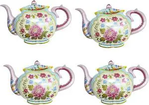 4PCS Tea Foil Balloons 35Inch Teapot Aluminum Mylar Balloons for Birthday, Bridal, Engagement, Bachelorette, Let's Par Tea Garden Party Decorations 4PCS Tea Foil Balloons 35Inch Teapot Aluminum Mylar Balloons for Birthday, Bridal, Engagement, Bachelorette, Let's Par Tea Garden Party Decorations