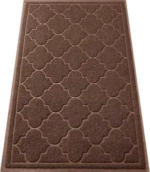 LuxStep Door Mat Indoor Outdoor Doormat, Low-Profile Design Floor Mat | 17" x 30" Large Non-Slip Durable Trap Dirt and Dust Front Door Welcome Mat for Entryway,Patio,Garage,Coffee LuxStep Door Mat Indoor Outdoor Doormat, Low-Profile Design Floor Mat | 17" x 30" Large Non-Slip Durable Trap Dirt and Dust Front Door Welcome Mat for Entryway,Patio,Garage,Coffee
