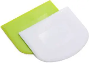 WAFJAMF 2 Pack Plastic Dough Bowl Scraper Food Grade Flexible Bench Cutter | Multipurpose Scraper, Bowl Scrapers, Cream Scraper , Baking Tools, For Bread, For Cakes, For Fondant WAFJAMF 2 Pack Plastic Dough Bowl Scraper Food Grade Flexible Bench Cutter | Multipurpose Scraper, Bowl Scrapers, Cream Scraper , Baking Tools, For Bread, For Cakes, For Fondant