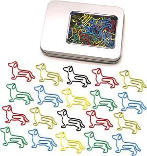 50 Pcs Cute Dachshund Dog Paper Clips, Dachshund Gifts for Women | Dachshund Office Supplies for Planners, Notebooks, Coworkers and Teachers 50 Pcs Cute Dachshund Dog Paper Clips, Dachshund Gifts for Women | Dachshund Office Supplies for Planners, Notebooks, Coworkers and Teachers