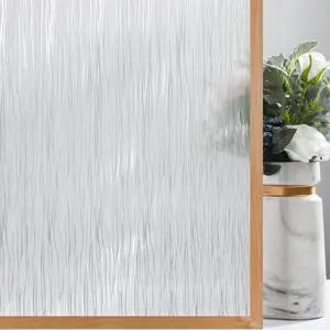 VELIMAX Frosted Window Privacy Film Non Adhesive Window Cling Removable Glass Covering Clear Water Opaque Window Film for Home Anti UV 17.7x78.7 inches VELIMAX Frosted Window Privacy Film Non Adhesive Window Cling Removable Glass Covering Clear Water Opaque Window Film for Home Anti UV 17.7x78.7 inches