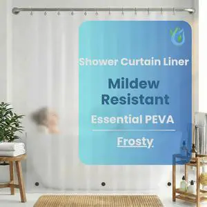 SUSTAINAURA® Essential Frosty Shower Curtain Liner 72x72 Waterproof, Quick Dry, Odor Free, Eco Friendly, Non-Toxic with 3 Weighted Magnets & 12 Rustproof Grommets Bathroom Accessories SUSTAINAURA® Essential Frosty Shower Curtain Liner 72x72 Waterproof, Quick Dry, Odor Free, Eco Friendly, Non-Toxic with 3 Weighted Magnets & 12 Rustproof Grommets Bathroom Accessories