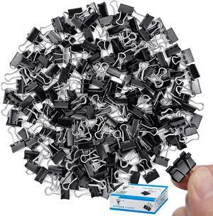 240Pack Mini Binder Clips, Black Binder Clips, Small Paper Clips 5/8 Inch | 15mm Micro Size Office Clips for Home School Office and Business 240Pack Mini Binder Clips, Black Binder Clips, Small Paper Clips 5/8 Inch | 15mm Micro Size Office Clips for Home School Office and Business