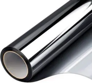 FILMGOO One Way Privacy Window Film Heat Control Mirror Tint 17.5"×94.48" | Window Tint for Home Daytime Privacy, See Out Not In Mirror Film, Static Cling No Glue, Heat Blocking UV Protection FILMGOO One Way Privacy Window Film Heat Control Mirror Tint 17.5"×94.48" | Window Tint for Home Daytime Privacy, See Out Not In Mirror Film, Static Cling No Glue, Heat Blocking UV Protection