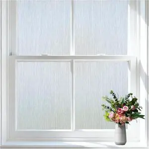 Frosted Glass Window Privacy Film, Static Cling, 17.5" x 78.7" | Non-Adhesive Window Clings, UV & Heat Blocking Anti-Glare Glass Film, Removable Reusable Stickers for Bathroom Home Office Frosted Glass Window Privacy Film, Static Cling, 17.5" x 78.7" | Non-Adhesive Window Clings, UV & Heat Blocking Anti-Glare Glass Film, Removable Reusable Stickers for Bathroom Home Office