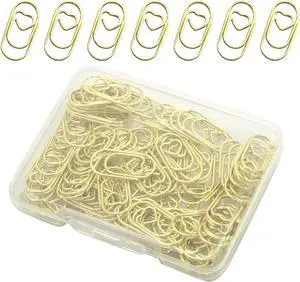 Uenhoy 100 Pcs Gold Heart Paper Clips 0.78" Mini Office School Supplies | Stainless Rustproof, Smooth Mark-Free, Heart Shape Cute Design, Plastic Box Portable, For Bookmark Wedding Office Craft Uenhoy 100 Pcs Gold Heart Paper Clips 0.78" Mini Office School Supplies | Stainless Rustproof, Smooth Mark-Free, Heart Shape Cute Design, Plastic Box Portable, For Bookmark Wedding Office Craft