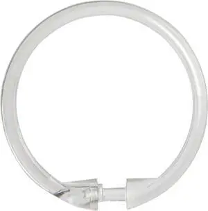 Kenney KN61218 Rust-Proof Smooth Plastic Shower Curtain Rings for Shower Curtain and Standard Shower Curtain Rod, Bathroom Use, Easy to Snap Closure, Easy to Install, Set of 12, Clear Kenney KN61218 Rust-Proof Smooth Plastic Shower Curtain Rings for Shower Curtain and Standard Shower Curtain Rod, Bathroom Use, Easy to Snap Closure, Easy to Install, Set of 12, Clear