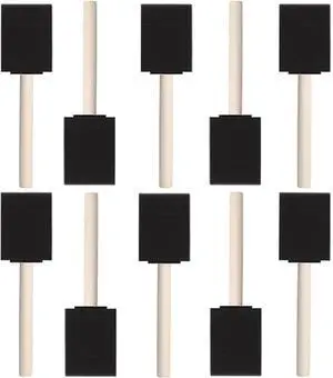 10 PCS Foam Paint Brushes, 1.6 Inch Sponge Brush for Painting, Staining, Varnish, Touch Up, DIY Craft Art Projects 10 PCS Foam Paint Brushes, 1.6 Inch Sponge Brush for Painting, Staining, Varnish, Touch Up, DIY Craft Art Projects