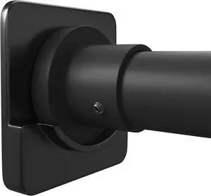 ICERO Adhesive Shower Curtain Rod Holder | No Drilling, Sticking them up Or Easy places to drill for a fixture | Strong Hold | 2 Pack, Black (Rod Not Included) ICERO Adhesive Shower Curtain Rod Holder | No Drilling, Sticking them up Or Easy places to drill for a fixture | Strong Hold | 2 Pack, Black (Rod Not Included)