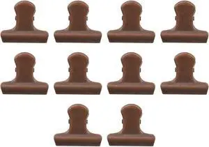 10pcs Small Chip Clip 1 Inch Metal Food Bag Clips Binder Clips Hinge Clip Paper Clamps Heavy Duty for Kitchen Food Packages and Office(Red Bronze) 10pcs Small Chip Clip 1 Inch Metal Food Bag Clips Binder Clips Hinge Clip Paper Clamps Heavy Duty for Kitchen Food Packages and Office(Red Bronze)