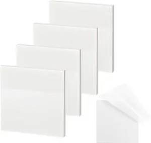 Transparent Sticky Notes - 3x3 inch Clear Sticky Notes Waterproof Self-Adhesive Translucent Sticky Note Pads for Books Annotation, See Through Sticky Note (200 Sheets) Transparent Sticky Notes - 3x3 inch Clear Sticky Notes Waterproof Self-Adhesive Translucent Sticky Note Pads for Books Annotation, See Through Sticky Note (200 Sheets)