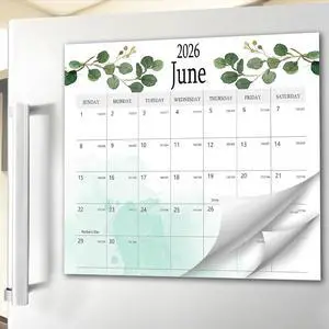 2025.12-2027.7 Aesthetic Magnetic Calendar for Refrigerator, Fridge Magnet Runs Until July 2027 - The Perfect Monthly Magnetic for Easy Organizing - Greenery Design 2025.12-2027.7 Aesthetic Magnetic Calendar for Refrigerator, Fridge Magnet Runs Until July 2027 - The Perfect Monthly Magnetic for Easy Organizing - Greenery Design