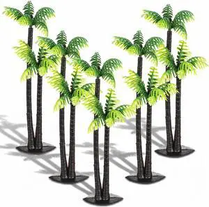 5 Pcs Mini Palm Tree - Artificial Imitation Palm Tree Decor - Hawaiian Rainforest Diorama Supplies Coconut Miniature Trees Figurine for Tropical Diorama, Cake Topper Decoration, Dioramas, Crafts 5 Pcs Mini Palm Tree - Artificial Imitation Palm Tree Decor - Hawaiian Rainforest Diorama Supplies Coconut Miniature Trees Figurine for Tropical Diorama, Cake Topper Decoration, Dioramas, Crafts