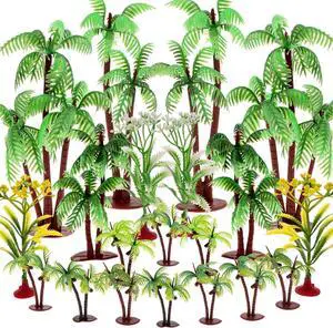 20 Pcs Miniature Palm Tree Decor Mini Fake Trees Cake Decorations | Model Trees for Craft Plastic Rainforest Diorama Supplies Artificial Coconut Tree Hawaiian Cake Decoration Plant Cake Toppers 20 Pcs Miniature Palm Tree Decor Mini Fake Trees Cake Decorations | Model Trees for Craft Plastic Rainforest Diorama Supplies Artificial Coconut Tree Hawaiian Cake Decoration Plant Cake Toppers