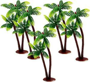 5Pcs Imitation Palm Tree, Tropical Mini Palm Mini Tree Figurines Rainforest Diorama Supplies Fake Palm Fairy Garden Outdoor, Coconut Indoor Banquet Hawaii 5Pcs Imitation Palm Tree, Tropical Mini Palm Mini Tree Figurines Rainforest Diorama Supplies Fake Palm Fairy Garden Outdoor, Coconut Indoor Banquet Hawaii