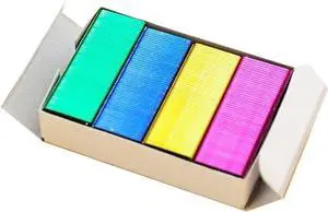 800Pcs Mini Color Staples DIY Shop Stapler Refills Standard Book Mini Color Office Staples Office and School Supplies (24/6mm) 800Pcs Mini Color Staples DIY Shop Stapler Refills Standard Book Mini Color Office Staples Office and School Supplies (24/6mm)