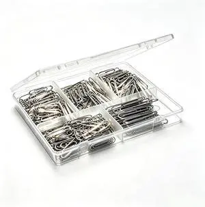 Paper Clips Assorted Sizes, Cute Silver Paper Clip for Office Supplies,Small Medium Large Jumbo, Heavy Duty, Ideal for Bookmark- Pack of 350 Paper Clips Assorted Sizes, Cute Silver Paper Clip for Office Supplies,Small Medium Large Jumbo, Heavy Duty, Ideal for Bookmark- Pack of 350