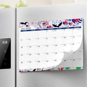 SUNEE Magnetic Calendar for Refrigerator 2026-2027 from July 2026 to March 2028, Fridge Calendar Magnet 21 Months for Family, 8.5"x11" Monthly Wall Calendar, Seasonal SUNEE Magnetic Calendar for Refrigerator 2026-2027 from July 2026 to March 2028, Fridge Calendar Magnet 21 Months for Family, 8.5"x11" Monthly Wall Calendar, Seasonal