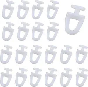 Curtain Track Rollers 60PCS 11mm/0.43Inch Dia White Plastic Curtain Track Carrier Glide Rollers, Drapery Rail Sliding Glider for Windows Shower Curtain Tracks Curtain Track Rollers 60PCS 11mm/0.43Inch Dia White Plastic Curtain Track Carrier Glide Rollers, Drapery Rail Sliding Glider for Windows Shower Curtain Tracks