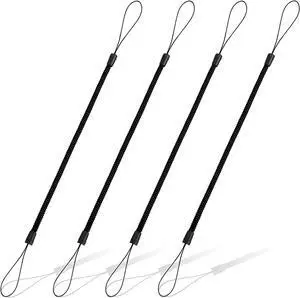 4 PCS Pen Leash, Elastic Tether Lanyard for Touch Pens, Retractable Spring Coil Strap Stylus Lanyard Cord for Touchscreen, Clipboard 4 PCS Pen Leash, Elastic Tether Lanyard for Touch Pens, Retractable Spring Coil Strap Stylus Lanyard Cord for Touchscreen, Clipboard