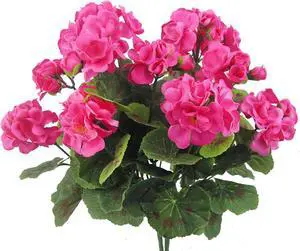 CISDUEO 2 Pcs Artificial Geraniums Outdoors Silk Flowers Outside Hot Pink | Faux Flowers Geraniums for Outdoor Planter Floral Home Decor Indoor Garden Patio Grave Cemetary Vase Table Centerpiece CISDUEO 2 Pcs Artificial Geraniums Outdoors Silk Flowers Outside Hot Pink | Faux Flowers Geraniums for Outdoor Planter Floral Home Decor Indoor Garden Patio Grave Cemetary Vase Table Centerpiece