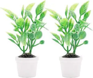 2Pcs Green Miniature Plants Dollhouse Decoration Accessories, Mini Potted Plant Artificial Tiny Greenery Ornament Miniature Hanging Potted Plant Faux Flower Model Decoration 2Pcs Green Miniature Plants Dollhouse Decoration Accessories, Mini Potted Plant Artificial Tiny Greenery Ornament Miniature Hanging Potted Plant Faux Flower Model Decoration