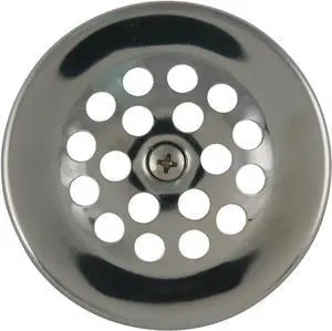 Plumb Pak PP826-64 Bathtub Dome Grid Strainer with Screw, 3", Polished Chrome Plumb Pak PP826-64 Bathtub Dome Grid Strainer with Screw, 3", Polished Chrome