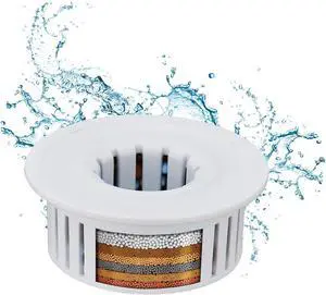 RUMOSE High Output Revitalizing Shower Head Filter | Effectively Remove Chlorine, Hard Water, Fluoride, Organics etc. Improve Your Skin and Hair, White Replacement Filter RUMOSE High Output Revitalizing Shower Head Filter | Effectively Remove Chlorine, Hard Water, Fluoride, Organics etc. Improve Your Skin and Hair, White Replacement Filter