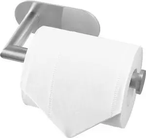 HITSLAM Stainless Steel Toilet Paper Holder, Self Adhesive, Rust Proof, Heavy Duty, for Bathroom HITSLAM Stainless Steel Toilet Paper Holder, Self Adhesive, Rust Proof, Heavy Duty, for Bathroom