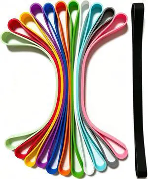 Rubber Bands Silicone 12Pcs Large Heavy Duty Thick Wide 8in Elastic Bands | Strong Big Size Rubber bands for office supplies File Folders,Box, Books Colors Rubber Bands Silicone 12Pcs Large Heavy Duty Thick Wide 8in Elastic Bands | Strong Big Size Rubber bands for office supplies File Folders,Box, Books Colors