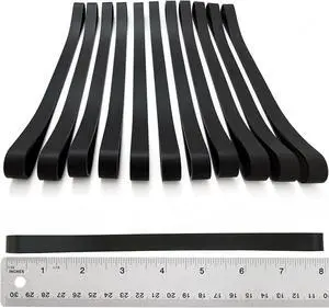 Rubber Bands Silicone 12Pcs Large 8in Elastic Bands Big Size Black Rubber Bands Silicone 12Pcs Large 8in Elastic Bands Big Size Black