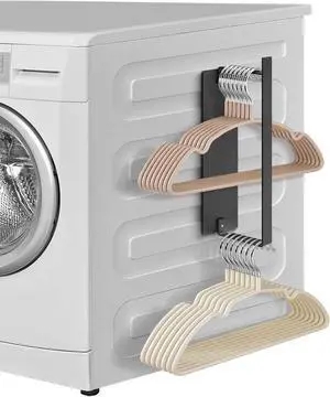 Hanger Storage Organizer, Magnetic Hanger Holder for Laundry Room sunoyar | Clothes Hanger Stacker for Dryer, Washer, Strong Magnetic, No Drill, Capacity Upgrade 2.76"3.35", Black 1Pack Hanger Storage Organizer, Magnetic Hanger Holder for Laundry Room sunoyar | Clothes Hanger Stacker for Dryer, Washer, Strong Magnetic, No Drill, Capacity Upgrade 2.76"3.35", Black 1Pack