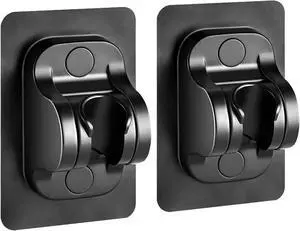 Wall Mount Strong Adhesive Shower Holder 2 Pack Large Self-Adhesive Shower Bracket for Handheld Shower Head for Bathroom Wall Mount Strong Adhesive Shower Holder 2 Pack Large Self-Adhesive Shower Bracket for Handheld Shower Head for Bathroom