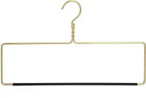 Quality Blanket Linen Hangers Wide Heavy Duty Hanger for Blankets, Table Cloths, Nonslip Vinyl Coated Comforter Storage Hanger for Quilts, Sleeping Bags - for Closet Storage Solutions (Gold, 1) Quality Blanket Linen Hangers Wide Heavy Duty Hanger for Blankets, Table Cloths, Nonslip Vinyl Coated Comforter Storage Hanger for Quilts, Sleeping Bags - for Closet Storage Solutions (Gold, 1)