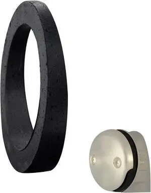 Bathtub Sponge Gasket Replacement for Overflow Plate, Rubber, Black Bathtub Sponge Gasket Replacement for Overflow Plate, Rubber, Black