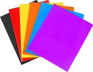 6 Pcs Colored File Folders with Pockets, Plastic Pocket Folders Letter Size | Business Card Holder, for Documents, Filing Folders for School, Cabinet, Office, Paper, Business 6 Pcs Colored File Folders with Pockets, Plastic Pocket Folders Letter Size | Business Card Holder, for Documents, Filing Folders for School, Cabinet, Office, Paper, Business