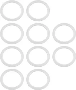 ECSiNG 10PCS O-Rings Bath Plug Seal Ring Transparent Silicone Sealing Gasket Pop Up Basin Waste Seal for Push-Up Pop Up Sink Drain Plug Basin Plug 34mm ID 43mm OD ECSiNG 10PCS O-Rings Bath Plug Seal Ring Transparent Silicone Sealing Gasket Pop Up Basin Waste Seal for Push-Up Pop Up Sink Drain Plug Basin Plug 34mm ID 43mm OD